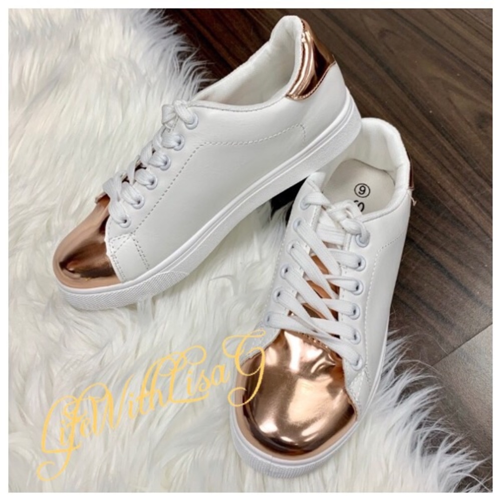 ✨HOST PICK✨ White/Metallic Sneaker - Picture 2 of 7